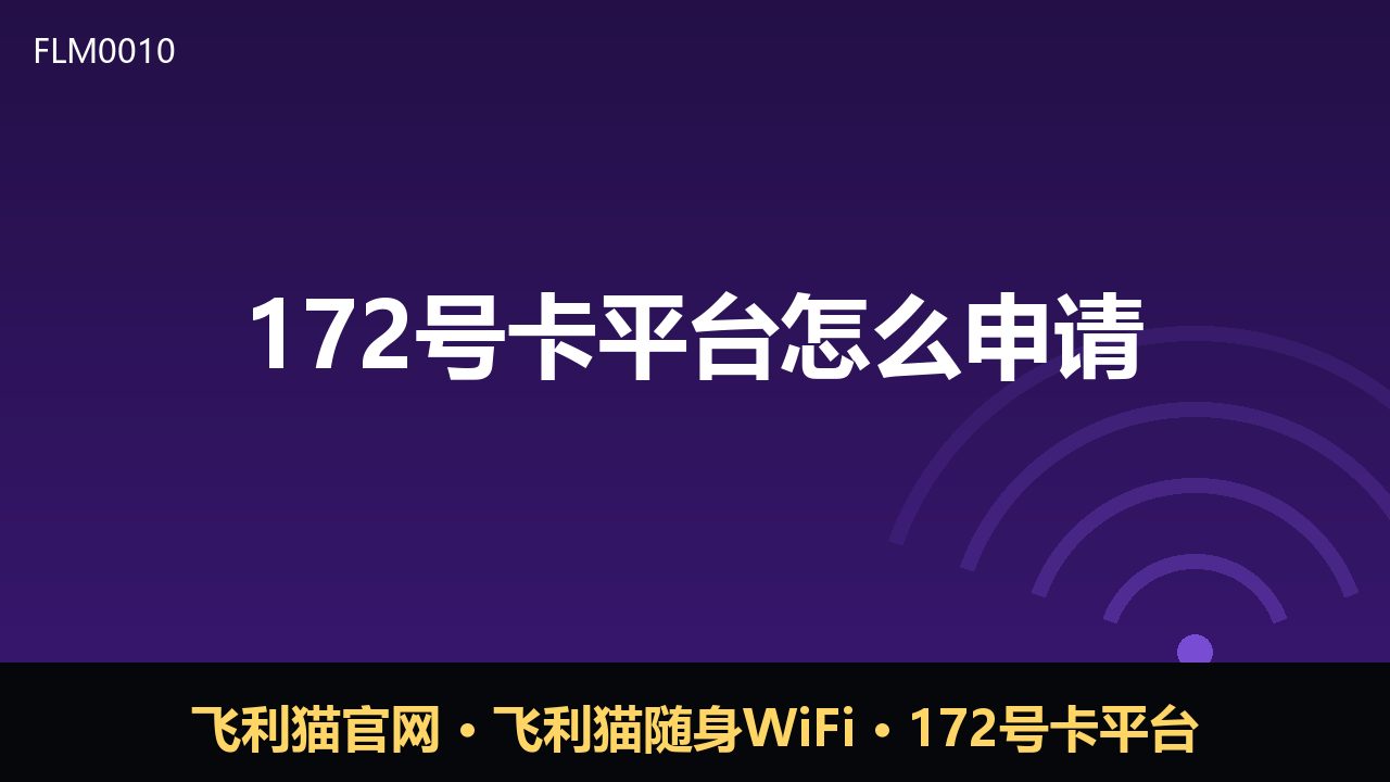 172号卡平台申请指南：流程与注意事项