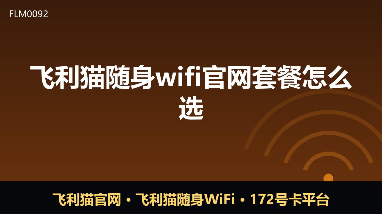 飞利猫随身WiFi套餐怎么选？看完这篇不踩坑